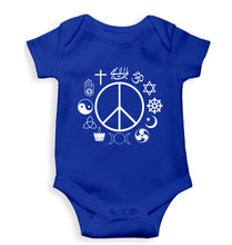 Load image into Gallery viewer, Peace Religious Symbols Kids Romper For Baby Boy/Girl-Royal Blue-Ektarfa.online
