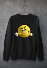 Load image into Gallery viewer, Angry Emoji Unisex Sweatshirt for Men/Women-Black-Ektarfa.online
