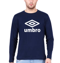Load image into Gallery viewer, Umbro Full Sleeves T-Shirt for Men-Navy Blue-Ektarfa.online
