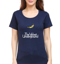 Load image into Gallery viewer, The Velvet Underground T-Shirt for Women-Navy Blue-Ektarfa.online

