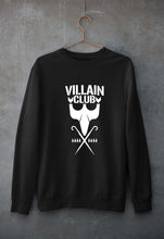 Load image into Gallery viewer, Villain Club Unisex Sweatshirt for Men/Women-S(40 Inches)-Black-Ektarfa.online
