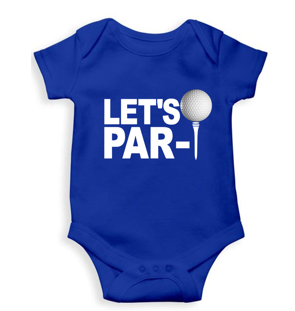 Golf Kids Romper For Baby Boy/Girl-0-5 Months(18 Inches)-Royal Blue-Ektarfa.online