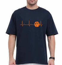 Load image into Gallery viewer, NBA Basketball Oversized T-Shirt for Men-Navy Blue-Ektarfa.online
