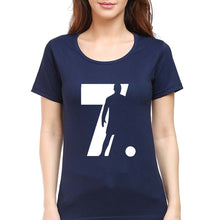 Load image into Gallery viewer, Cristiano Ronaldo CR7 T-Shirt for Women-Navy Blue-Ektarfa.online
