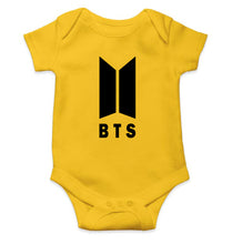 Load image into Gallery viewer, BTS Kids Romper For Baby Boy/Girl-0-5 Months(18 Inches)-Yellow-Ektarfa.online
