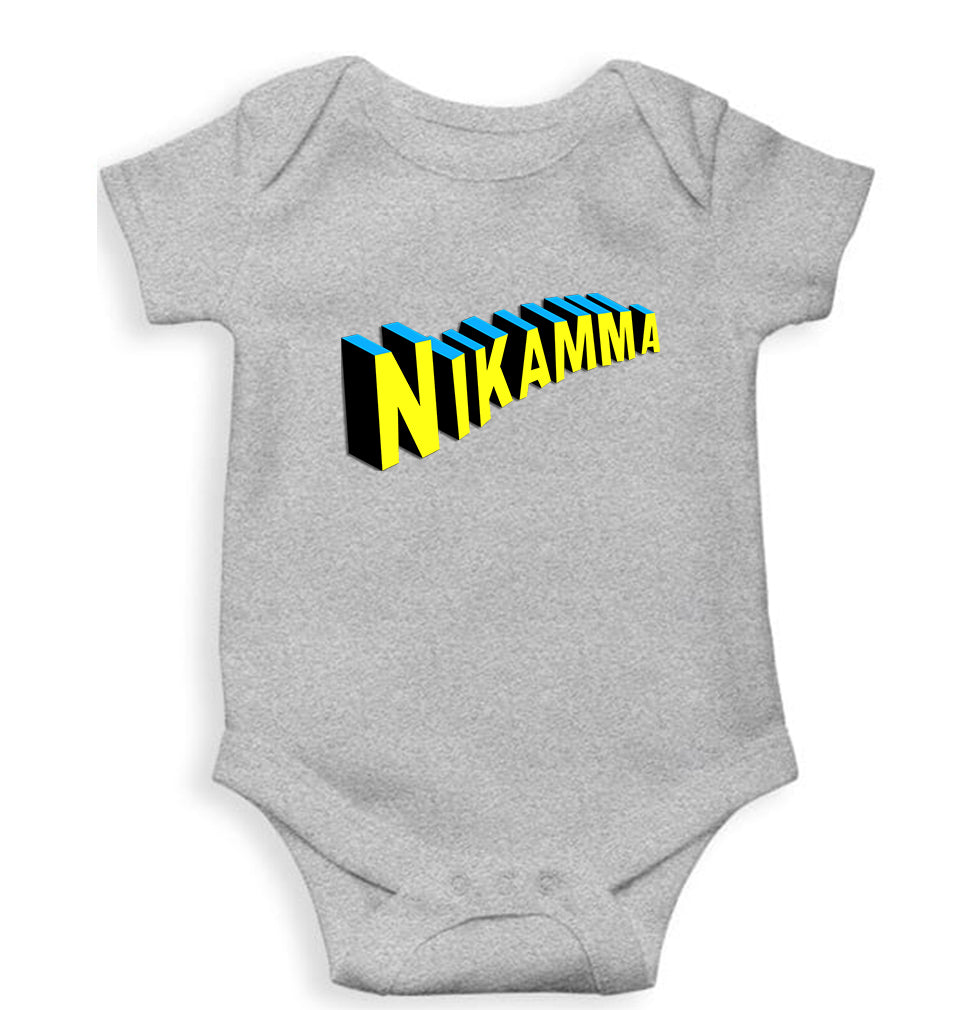 Nikamma Kids Romper For Baby Boy/Girl-Grey-Ektarfa.online