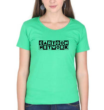 Load image into Gallery viewer, Cartoon Network T-Shirt for Women-Flag Green-Ektarfa.online
