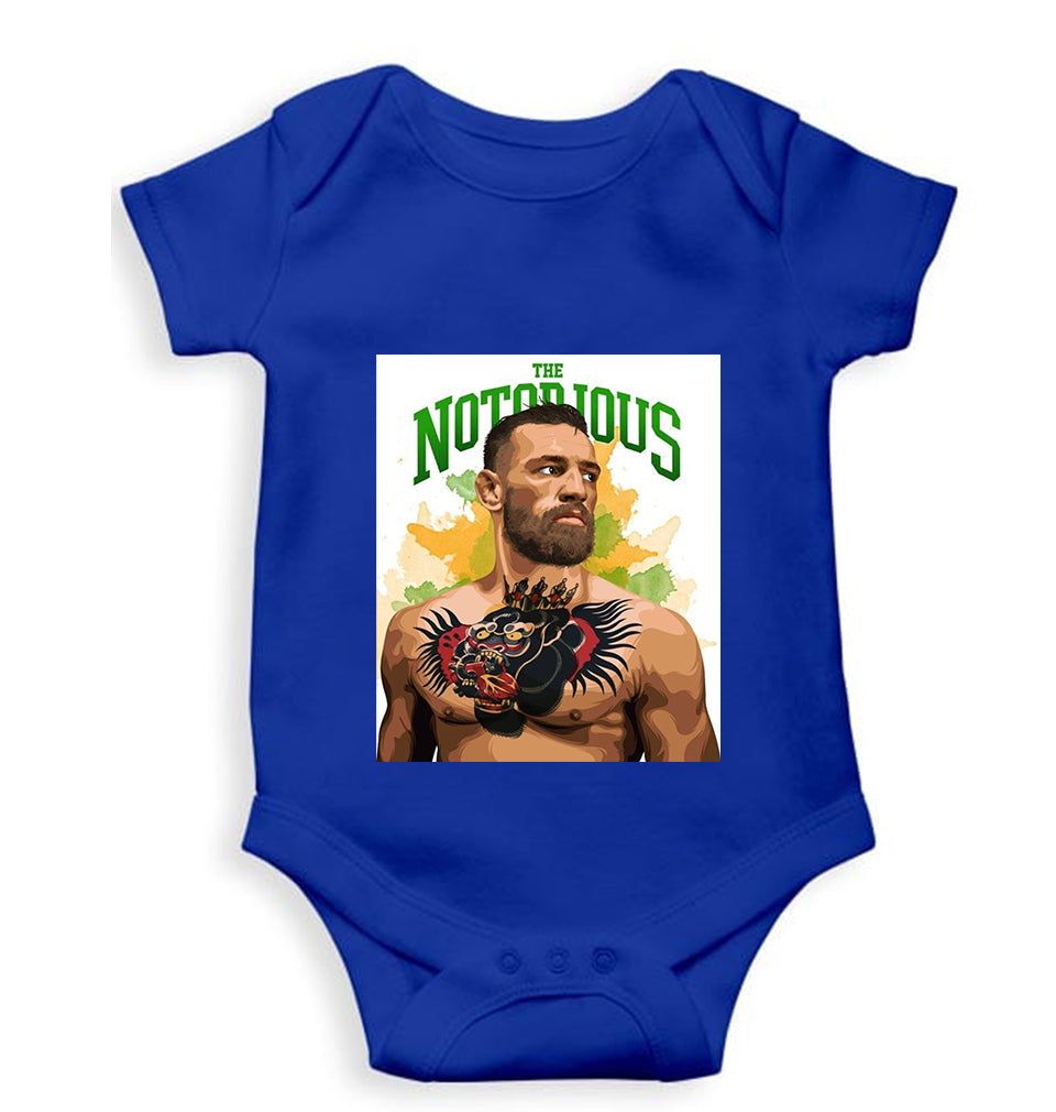 Conor McGregor UFC MMA Kids Romper For Baby Boy/Girl-0-5 Months(18 Inches)-Royal Blue-Ektarfa.online