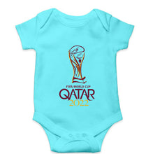 Load image into Gallery viewer, FIFA World Cup Qatar 2022 Kids Romper For Baby Boy/Girl-0-5 Months(18 Inches)-Sky Blue-Ektarfa.online
