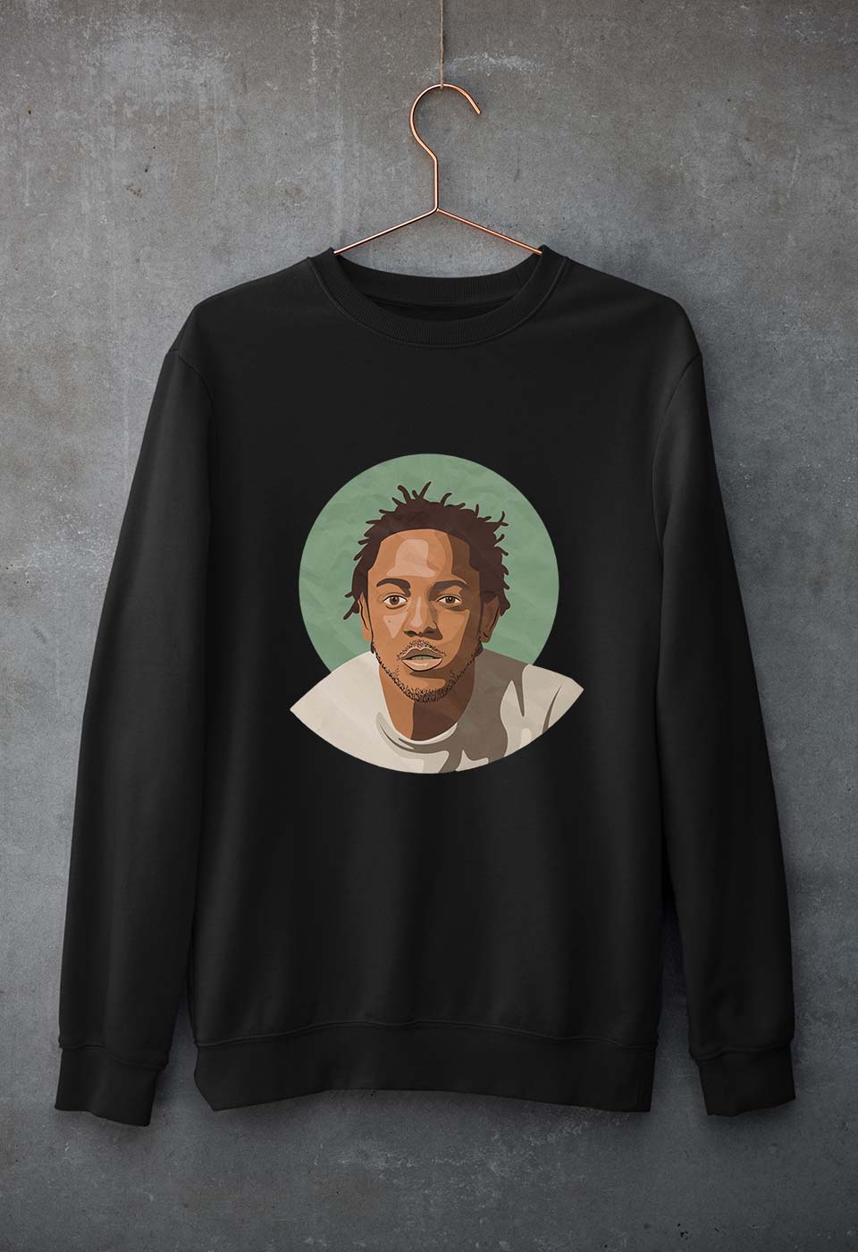 Kendrick Lamar Unisex Sweatshirt for Men/Women-Black-Ektarfa.online