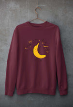 Load image into Gallery viewer, Banana Unisex Sweatshirt for Men/Women-S(40 Inches)-Maroon-Ektarfa.online
