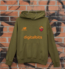 Load image into Gallery viewer, A.S. Roma 2021-22 Unisex Hoodie for Men/Women-Olive Green-Ektarfa.online
