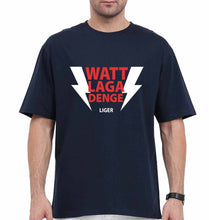 Load image into Gallery viewer, Liger Vijay Devarakonda (waat laga denge) Oversized T-Shirt for Men-Navy Blue-Ektarfa.online
