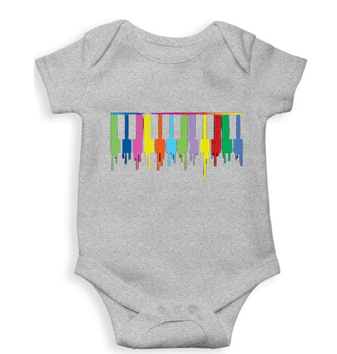 Piano Kids Romper For Baby Boy/Girl-Grey-Ektarfa.online