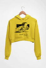 Load image into Gallery viewer, Rod Laver Crop HOODIE FOR WOMEN-Mustard Yellow-Ektarfa.online
