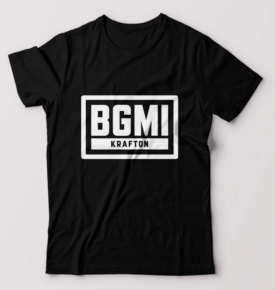 Battlegrounds Mobile India (BGMI) T-Shirt for Men-Black-Ektarfa.online