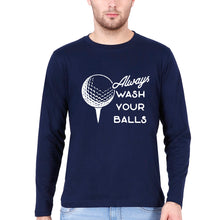 Load image into Gallery viewer, Golf Full Sleeves T-Shirt for Men-Navy Blue-Ektarfa.online
