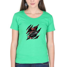 Load image into Gallery viewer, Deadpool T-Shirt for Women-XS(32 Inches)-Flag Green-Ektarfa.online
