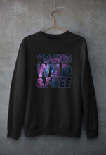Load image into Gallery viewer, Young Wild Free Unisex Sweatshirt for Men/Women-Black-Ektarfa.online
