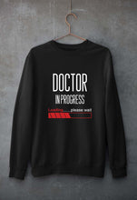 Load image into Gallery viewer, Doctor in progress Unisex Sweatshirt for Men/Women-Black-Ektarfa.online
