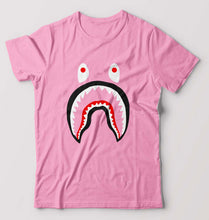 Load image into Gallery viewer, Bape Shark T-Shirt for Men-S(38 Inches)-Light Baby Pink-Ektarfa.online
