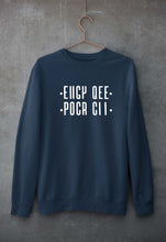 Load image into Gallery viewer, EIIGY QEE POCR CII (Fuck Off) Unisex Sweatshirt for Men/Women-Navy Blue-Ektarfa.online
