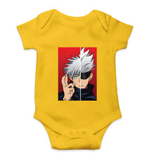 Load image into Gallery viewer, Sukuna Anime Kids Romper For Baby Boy/Girl-0-5 Months(18 Inches)-Yellow-Ektarfa.online
