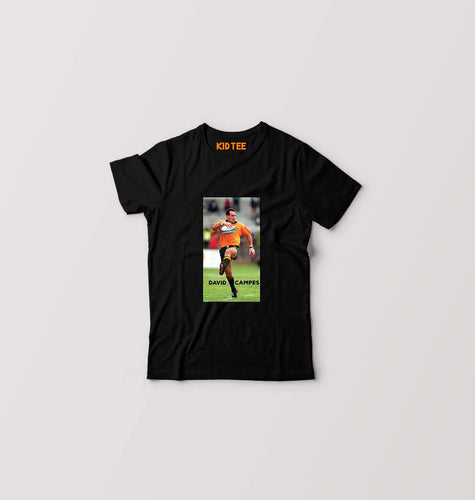 David Campese Kids T-Shirt for Boy/Girl-Black-Ektarfa.online