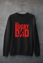 Load image into Gallery viewer, Rugby Dad Unisex Sweatshirt for Men/Women-Black-Ektarfa.online

