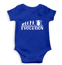 Load image into Gallery viewer, Drummer Evolution Kids Romper For Baby Boy/Girl-0-5 Months(18 Inches)-Royal Blue-Ektarfa.online
