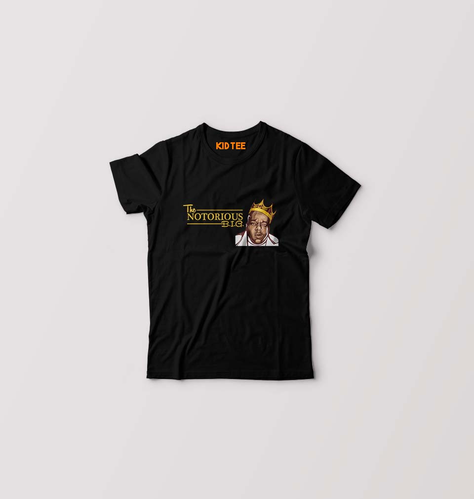 The Notorious B.I.G Kids T-Shirt for Boy/Girl-Black-Ektarfa.online