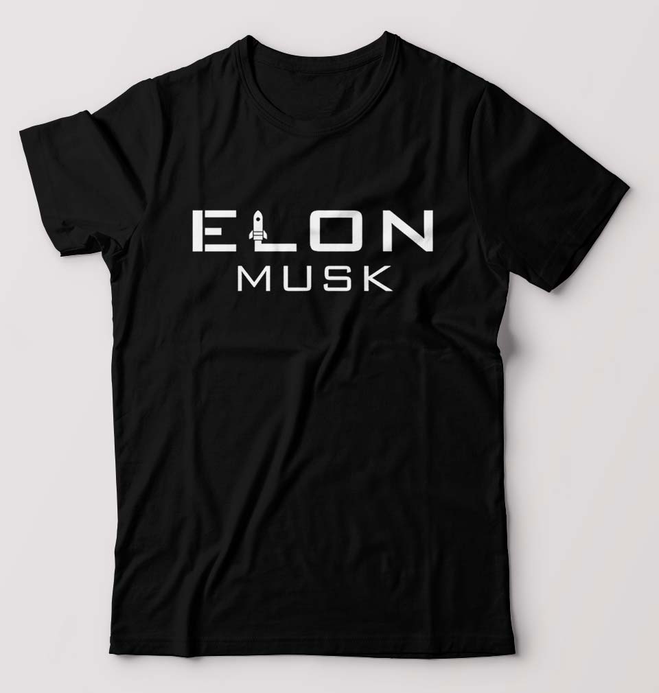 Elon Musk T-Shirt for Men-Black-Ektarfa.online