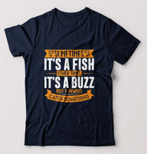 Load image into Gallery viewer, Fishing T-Shirt for Men-Navy Blue-Ektarfa.online
