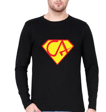 Load image into Gallery viewer, Chartered Accountants(CA) Full Sleeves T-Shirt for Men-Black-Ektarfa.online
