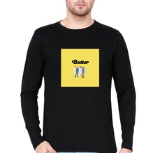 Load image into Gallery viewer, BTS Butter Full Sleeves T-Shirt for Men-Black-Ektarfa.online
