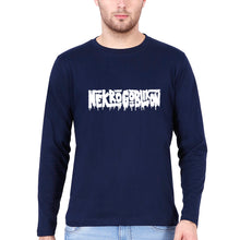 Load image into Gallery viewer, Nekrogoblikon Full Sleeves T-Shirt for Men-Navy Blue-Ektarfa.online
