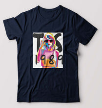 Load image into Gallery viewer, Taylor Swift T-Shirt for Men-S(38 Inches)-Navy Blue-Ektarfa.online
