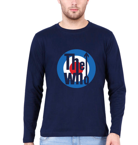 The Who Band Full Sleeves T-Shirt for Men-Navy Blue-Ektarfa.online