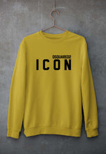 Load image into Gallery viewer, DSQUARED - ICON Unisex Sweatshirt for Men/Women-Mustard Yellow-Ektarfa.online
