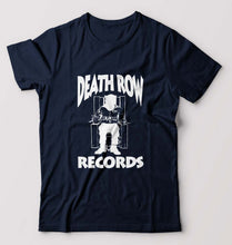 Load image into Gallery viewer, Death Row Records T-Shirt for Men-S(38 Inches)-Navy Blue-Ektarfa.online
