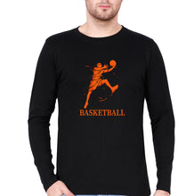 Load image into Gallery viewer, NBA Basketball Full Sleeves T-Shirt for Men-Black-Ektarfa.online
