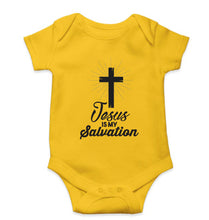 Load image into Gallery viewer, Jesus Kids Romper For Baby Boy/Girl-0-5 Months(18 Inches)-Yellow-Ektarfa.online
