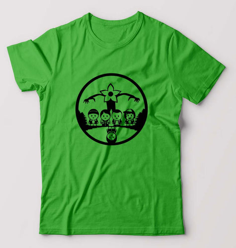 Stranger Things T-Shirt for Men-flag green-Ektarfa.online