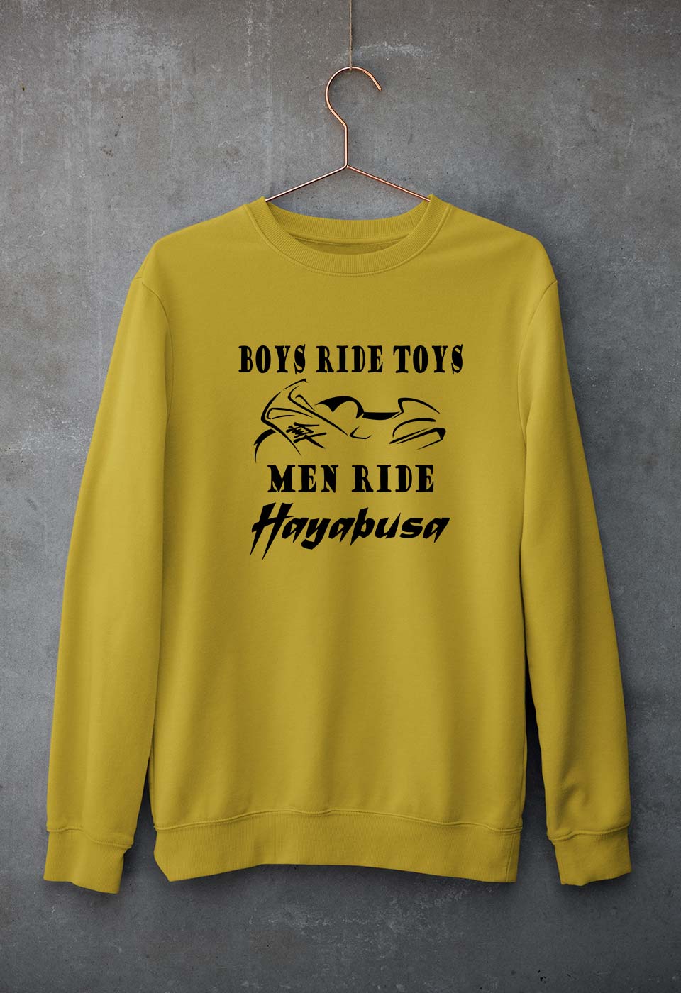 Hayabusa Unisex Sweatshirt for Men/Women-Mustard Yellow-Ektarfa.online