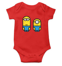 Load image into Gallery viewer, Minion Illustrator Kids Romper For Baby Boy/Girl-0-5 Months(18 Inches)-RED-Ektarfa.online
