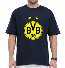 Load image into Gallery viewer, Borussia Dortmund Oversized T-Shirt for Men-Navy Blue-Ektarfa.online
