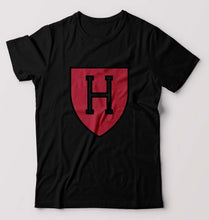 Load image into Gallery viewer, Harvard T-Shirt for Men-S(38 Inches)-Black-Ektarfa.online
