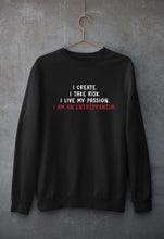 Load image into Gallery viewer, Entrepreneur Unisex Sweatshirt for Men/Women-Black-Ektarfa.online
