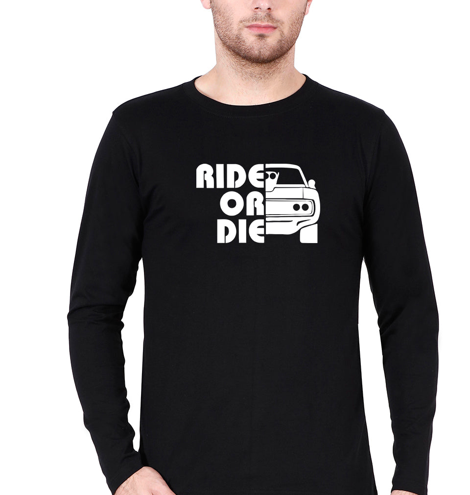 Fast & Furious Ride or Die Full Sleeves T-Shirt for Men-Black-Ektarfa.online