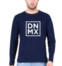 Load image into Gallery viewer, DNMX Full Sleeves T-Shirt for Men-Navy Blue-Ektarfa.online
